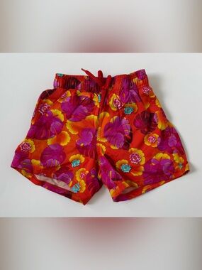 Boy Floral Red Swim